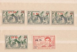 Mauritanie N° 133 à 137**  Neuf Sans Charniere - Unused Stamps
