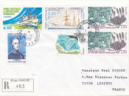 E 250 / TAAF SUR   LETTRE  RECOMMANDEE  - PORT AUX FRANCAIS  KERGUELEN  -1996- - Lettres & Documents