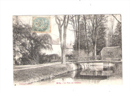 CPA / 91 - MILLY - PARC DU CHATEAU - Milly La Foret