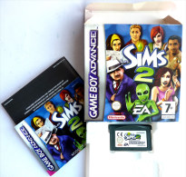 JEU NINTENDO GAME BOY ADVANCE LES SIMS 2 EA  En Boîte Avec Livret - Game Boy Advance