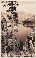 Oklahoma Rim Of Crater Lake Real Photo RPPC - Altri & Non Classificati