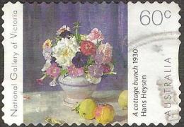 AUSTRALIA - DIECUT - USED 2011 60c National Gallery - Flower Paintings - A Cottage Bunch - Usati