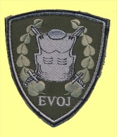 SLOVENIA, SLOVENIAN  ARMY PATCH FOR COMBAT UNIFORM, VELCRO - Stoffabzeichen