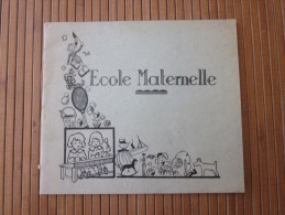 ECOLE MATERNELLE Mini Cahier Illustré De Divers Jeux Vierge Non Utilisé ,bon état Faire Défiler Les Photos - Andere & Zonder Classificatie