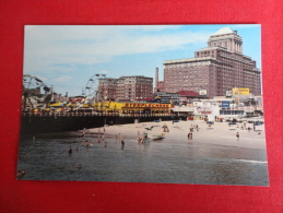 New Jersey > Atlantic City Ocean Beach & Amusement Pier    Not Mailed   Ref 1027 - Atlantic City
