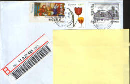 Spain-Registered Letter Circulated In 2011 From Valencia In Romania - Covers & Documents