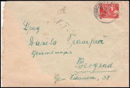 Yugoslavia 1947, Cover Dubrovnik To Beograd - Covers & Documents