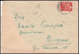 Yugoslavia 1947, Cover Dubrovnik To Beograd - Cartas & Documentos