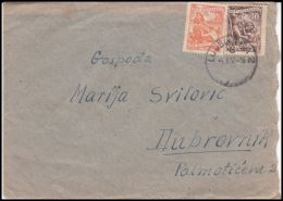 Yugoslavia 1952, Cover Ljubljana To Dubrovnik - Briefe U. Dokumente