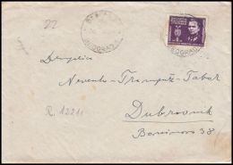 Yugoslavia 1945, Cover Beograd To Dubrovnik - Covers & Documents