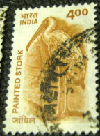 India 2000 Painted Stork 4.00 - Used - Gebruikt