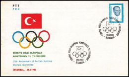 Turkey 1983, Cover "Turkish Olympic Committee" - Covers & Documents