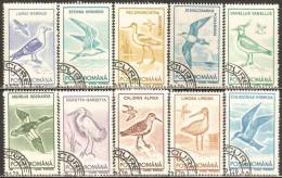 Romania 1991 Mi# 4642-4651 Used - Birds - Gebraucht