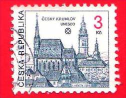 REP. CECA - CESKA - CZECH R. - USATO - 1993 - Cesky Krumlov UNESCO  - 3 - Gebraucht