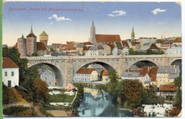 Bautzen, Partie Mit Kronprinzenbrücke Um 1910/1920, Verlag:---, Feld- Postkarte Ohne Frankatur, Mit Stempel - Bautzen