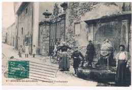 07 - BOURG - ST ANDEOL -  Grande Fontaine - RARE état  Superbe - Bourg-Saint-Andéol