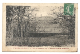 Saint-Michel-sur-Orge (91) : La Terrasse De La Propriété De M. Salacroup Et Vue Sur Montlhéry En 1913 (animé). - Saint Michel Sur Orge