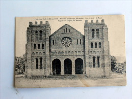 Carte Postale Ancienne : Afrique Centrale Nyasaland : Façade De L´église Du NZAMA En 1917 - Malawi