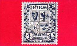 IRLANDA - EIRE - 1940 - USATO - Coat Of Arm - 4 - Used Stamps