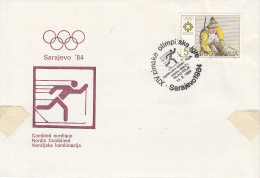 WINTER OLYMPIC GAMES, SARAJEVO 1984, NORDIC COMBINED, SKI, SPECIAL COVER, 1984, YUGOSLAVIA - Winter 1984: Sarajevo