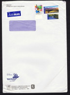 Airmail Lettre International Stamps $4.50 Flinders Ranges, $0,50 Walker Flats,  Mr Squiggle - Brieven En Documenten