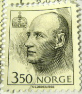 Norway 1992 King Olav V 3.50kr - Used - Used Stamps