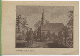 Katholische Kirche In Bachem Um 1910/1920, Fest-Postkarte 1. Briefmarken-Ausstellung, Frechen 1.bis 10. Nov.1947 - Frechen