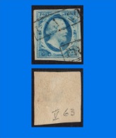 NL 1852-0001, King William III 5c Imperforate VFU, SG 1 - Gebraucht