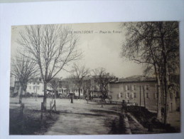 MONTFORT-EN-CHALOSSE  (Landes) :  Place Du  FOIRAIL - Montfort En Chalosse