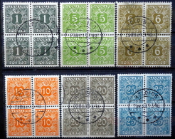 Denmark 1934-37 Porto MiNr. (O) ( Lot Ks 913  ) - Port Dû (Taxe)
