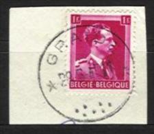 Belgique - N081 - Cachets à étoiles - Relais - GRAIDE - Sur N° 528 Leopold III Col Ouvert - Postmarks With Stars