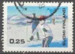 1968 Winter Tourism Mi 640 / Facit 642 / Sc 454 / YT 607 Used / Oblitéré / Gestempelt [lie] - Gebraucht