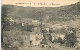 30 BESSEGES VUE DU QUARTIER DE LA CANTONADE - Bessèges