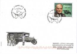 Schweiz 7. März 2013  FDC Gottlieb Duttweiler  - Ford T - - Camions