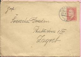 Letter - Pisarovina-Zagreb, 1951., Yugoslavia - Cartas & Documentos