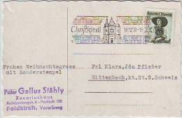 1101q: Österreich 1958, Schöne Christkindlkarte Vorder- Und Rückseitig Gescannt - Lettres & Documents