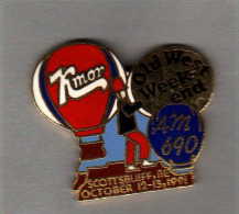 Pin´s  MONTGOLFIERE  OLD  WEST  WEEK-END  SCOTTSBLUFF.NE  OCTOBER 12-13.1991 - Fesselballons