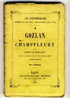 OZLAN  CHAMPLEURY -  Les Contemporains Par  Eugène De Mirecourt .Avec  Portrait Et  Autographe  -  Edt  HAVARD - Biographie