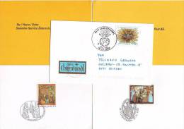 1105h: Österreich Weihnachten 2002, 2007 Und 2008- 3 Christkindlbelege - Lettres & Documents