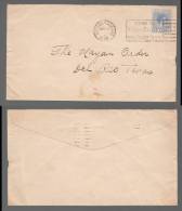 Bahamas 1938 Cover 2 1/2P To USA Tourist Advertising Postmark - 1859-1963 Colonia Britannica