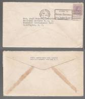 Bahamas 1941 Cover To USA 3P Violett - 1859-1963 Colonia Britannica