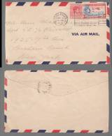 Bahamas 1942 Airmail Cover To USA - 1859-1963 Colonia Britannica