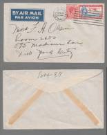 Bahamas 1946 Airmail Cover To USA - 1859-1963 Colonia Britannica