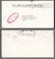 Bahamas 1963 Official Service Mail Cover To USA - 1859-1963 Colonia Britannica