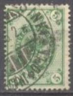 1901-03 1st Letterpress Issue 5 Penni 14,25x14,75 Mi 56B / Facit 55 / Sc 71 / YT 56 Used / Oblitéré / Gestempelt [lie] - Gebraucht