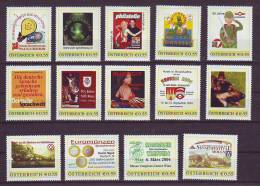 1106j: Steckkarte- Lot Mit Guten Personalisierten Marken (mit €- Zeichen) - Sellos Privados