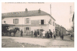 Hotel Restaurant Belleville Cpa En Trés Bon état - Saint Michel Sur Orge