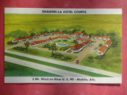 Mobile,AL--Shangri-la Hotel Courts--not Mailed--PJ 175 - Altri & Non Classificati