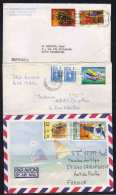 NOUVELLE CALEDONIE /  1986/91 - 3 LETTRES AVION POUR LA FRANCE (ref 1297) - Storia Postale