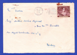 ENVELOPPE -- CACHET - CORREIOS II . LISBOA - 31.XII.1953 - Cartas & Documentos